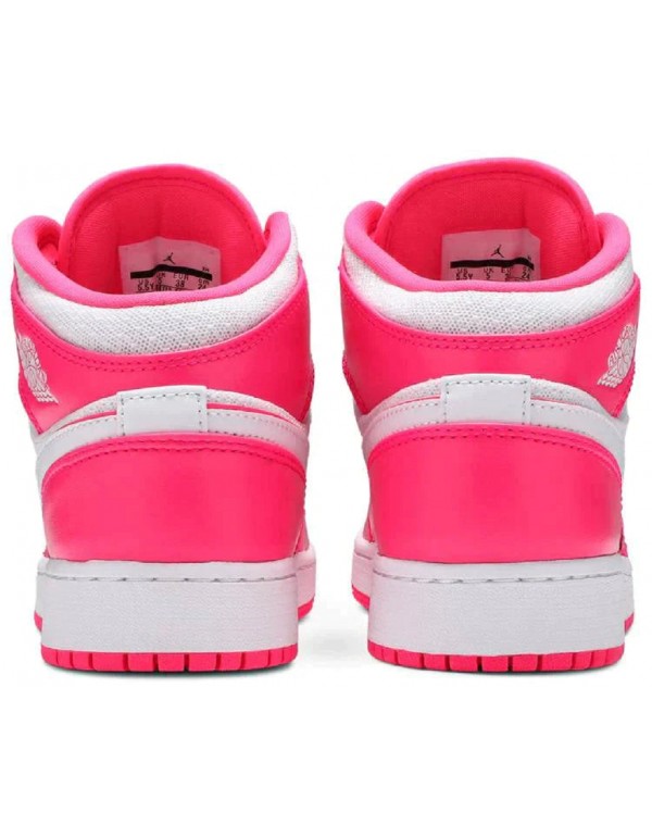 Air Jordans 1 Mid GS Hyper Pink 555112-611