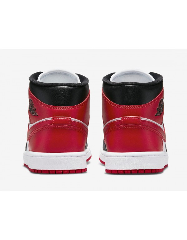 (Women's) Air Jordan 1 Mid Alternate Bred Toe  BQ6472-079