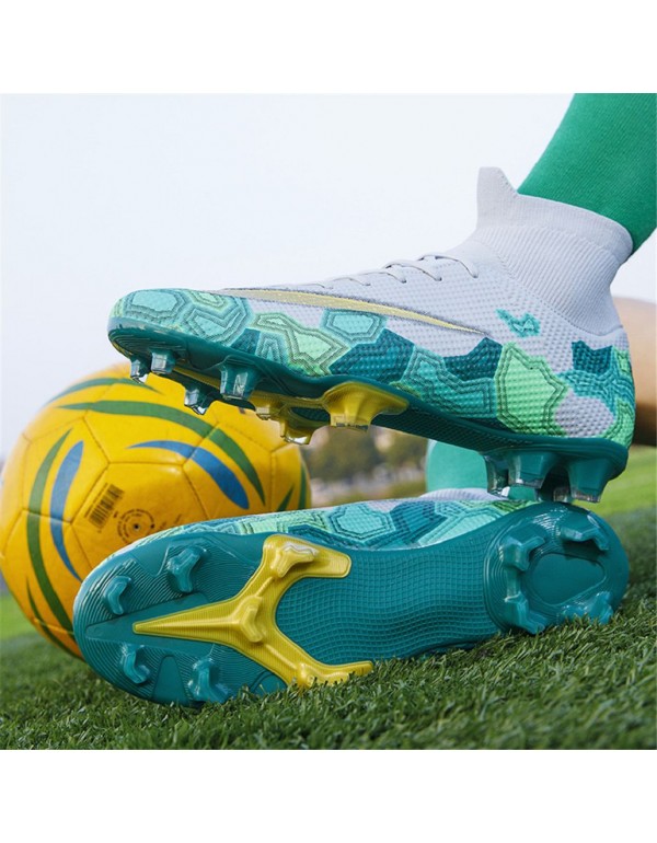 Boys Elite Soccer Shoes FG White Green