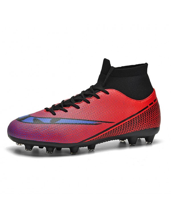 High Top FG Football Boots: Professional Outdoor A...