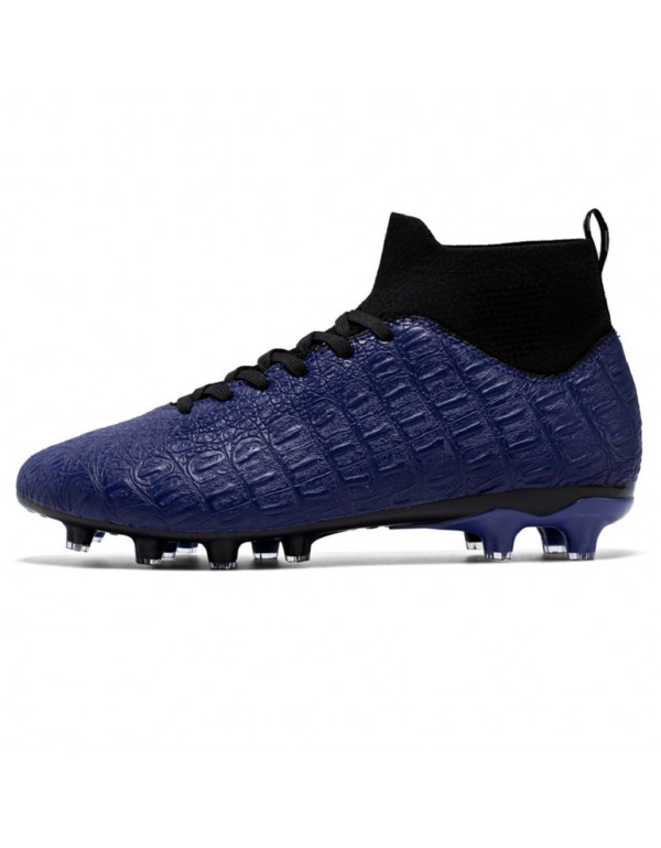 Mens High Traction Football Boots FG Blue