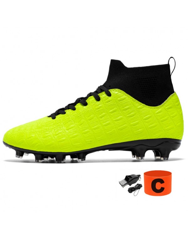 Non Slip Soccer Cleats for All Seasons FG Green