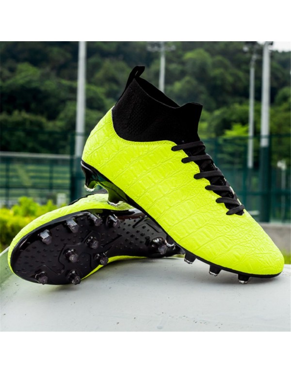 Non Slip Soccer Cleats for All Seasons FG Green