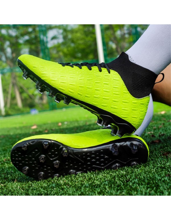 Non Slip Soccer Cleats for All Seasons FG Green