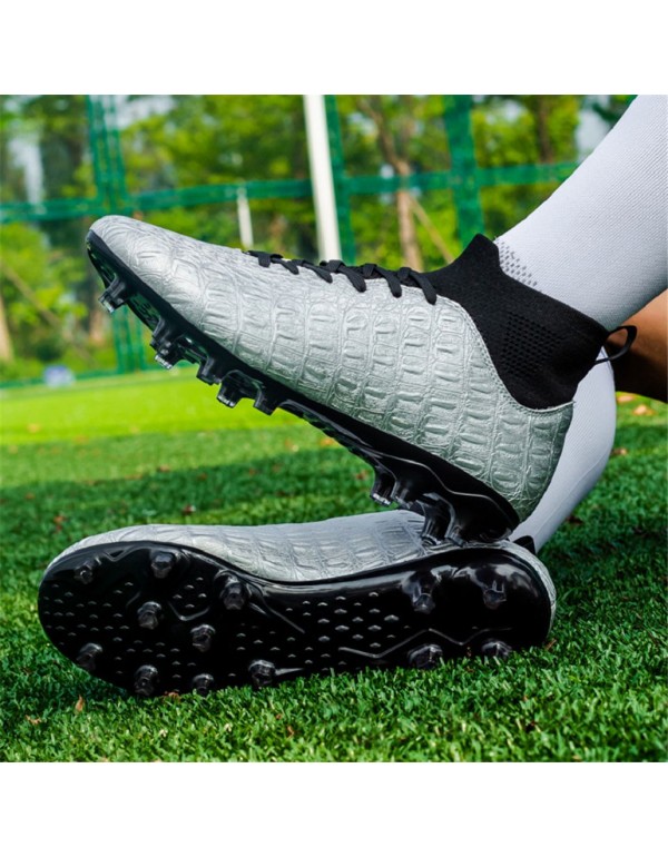 Versatile Unisex Soccer Cleats FG Silver