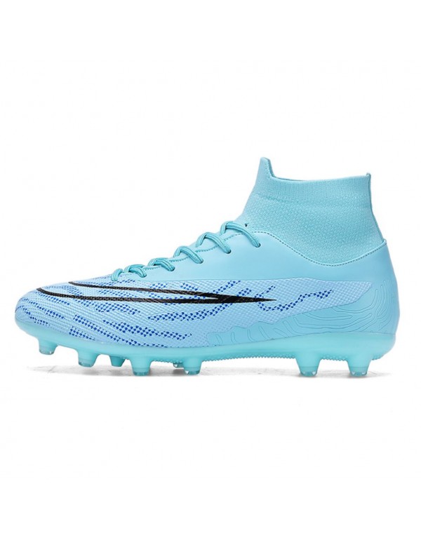 Mens Elite FG Football Boots AG Sky Blue Black