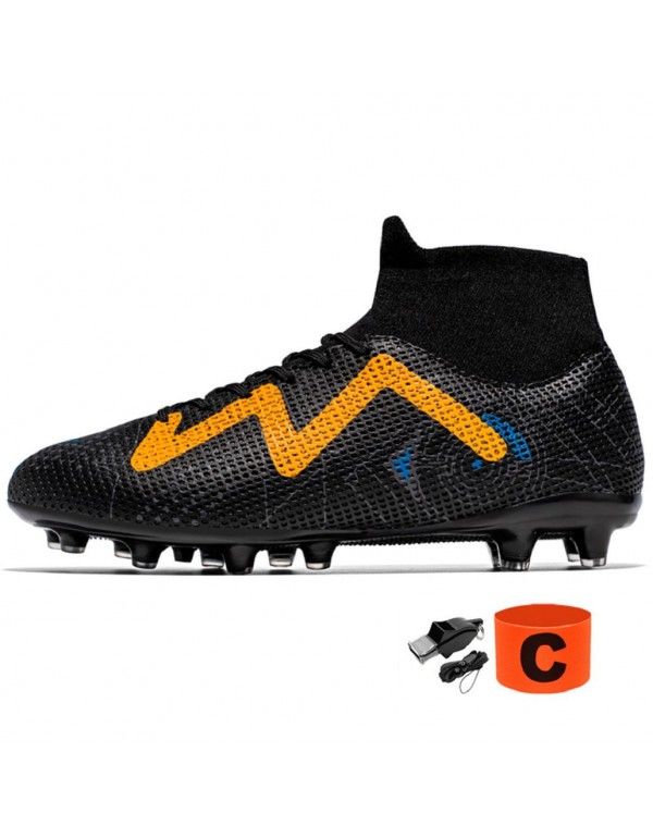 Unisex High Performance Soccer Cleats AG Black