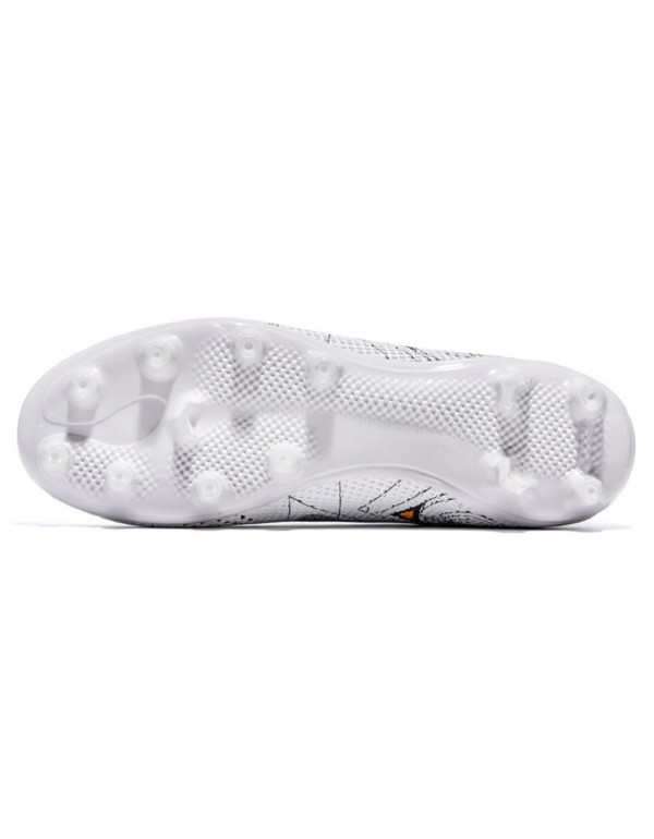 Premium Unisex Turf Football Cleats AG White