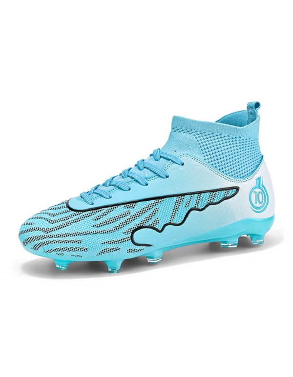 Boys Elite Soccer Shoes FG Sky Blue