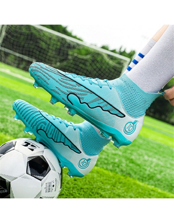 Boys Elite Soccer Shoes FG Sky Blue