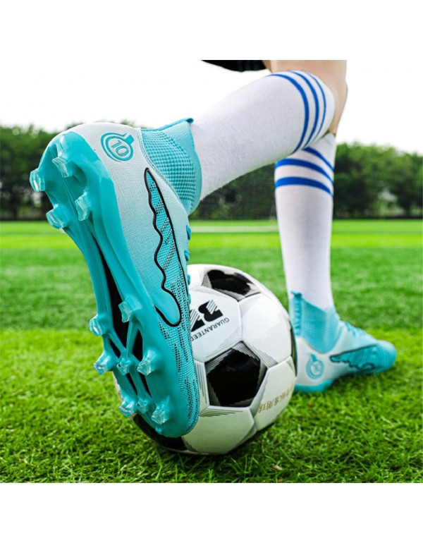 Boys Elite Soccer Shoes FG Sky Blue